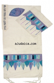 Rikmat Elimelech "Purple Marrakesh" Tallit by aJudaica